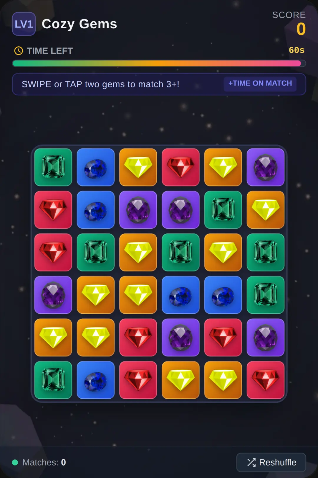 Cozy Gems Match cover