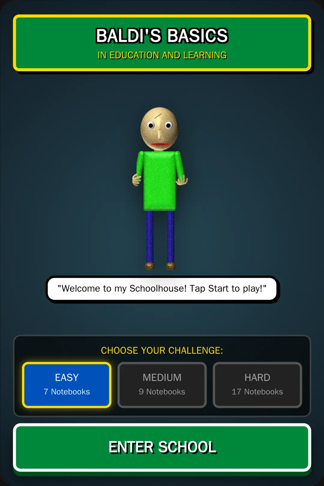 Baldi's Basics in Education & Learning cover