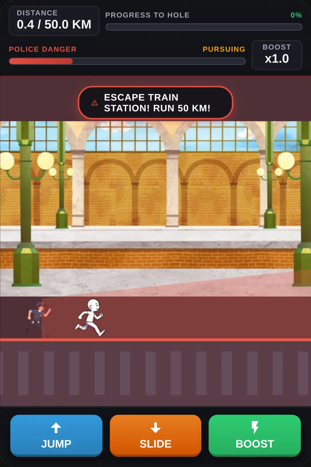 Train Station Escape: 50KM Chase cover