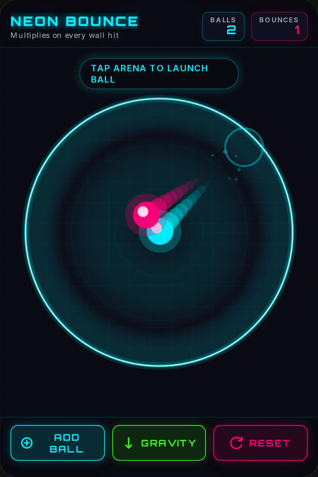 Neon Bounce - Multiplying Ball Circle cover