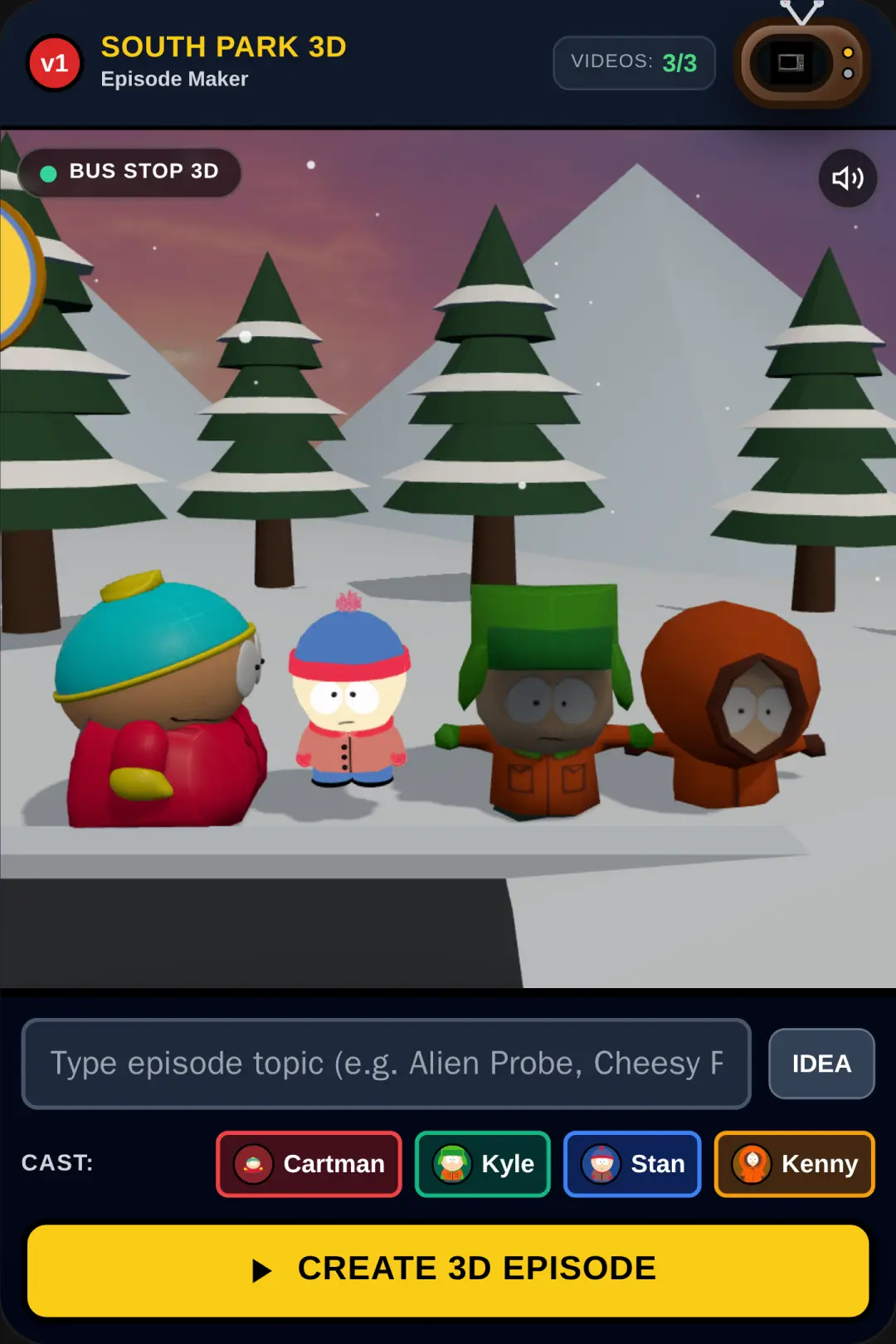 South Park 3D Episode Maker cover