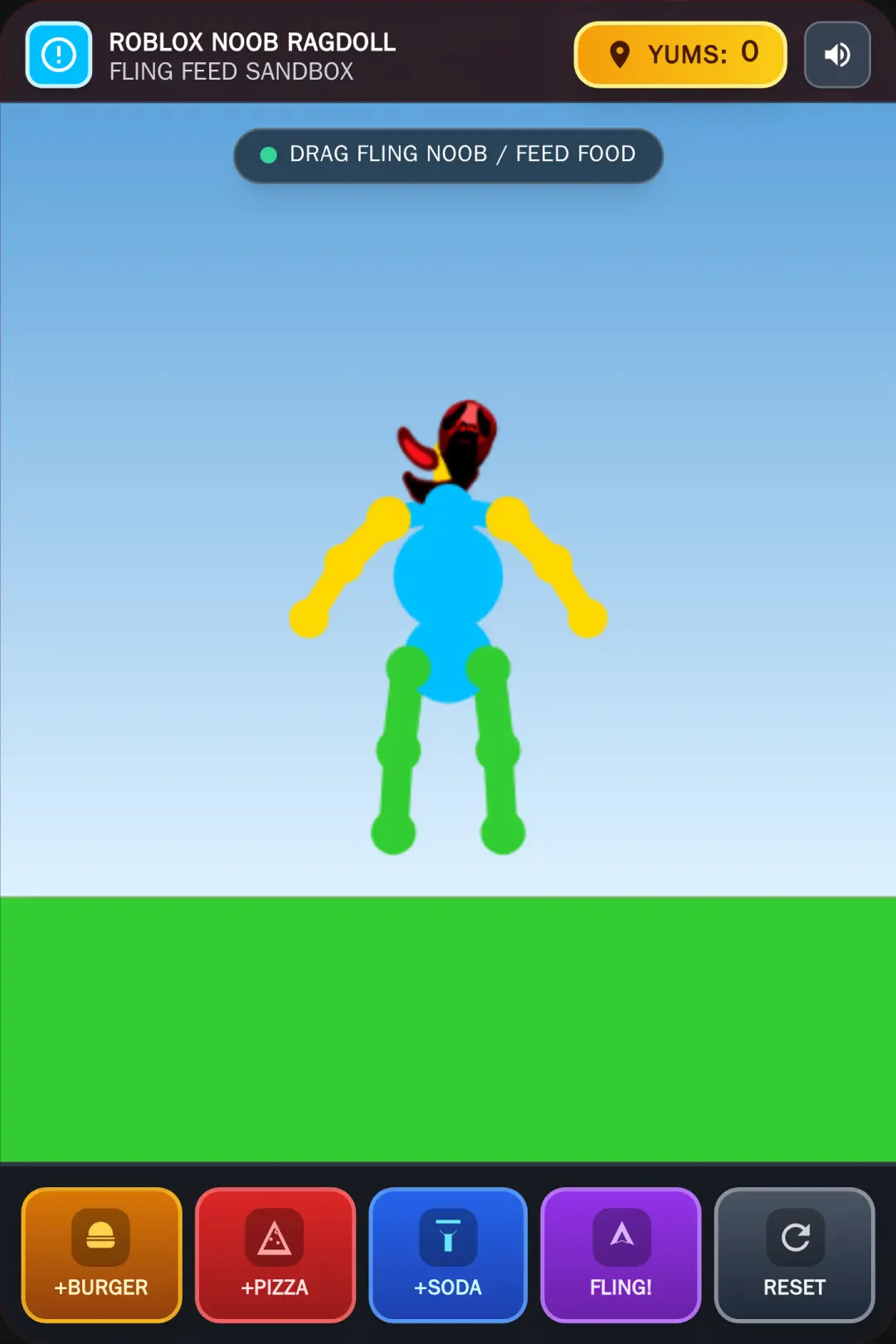 Roblox Noob Ragdoll Sandbox cover