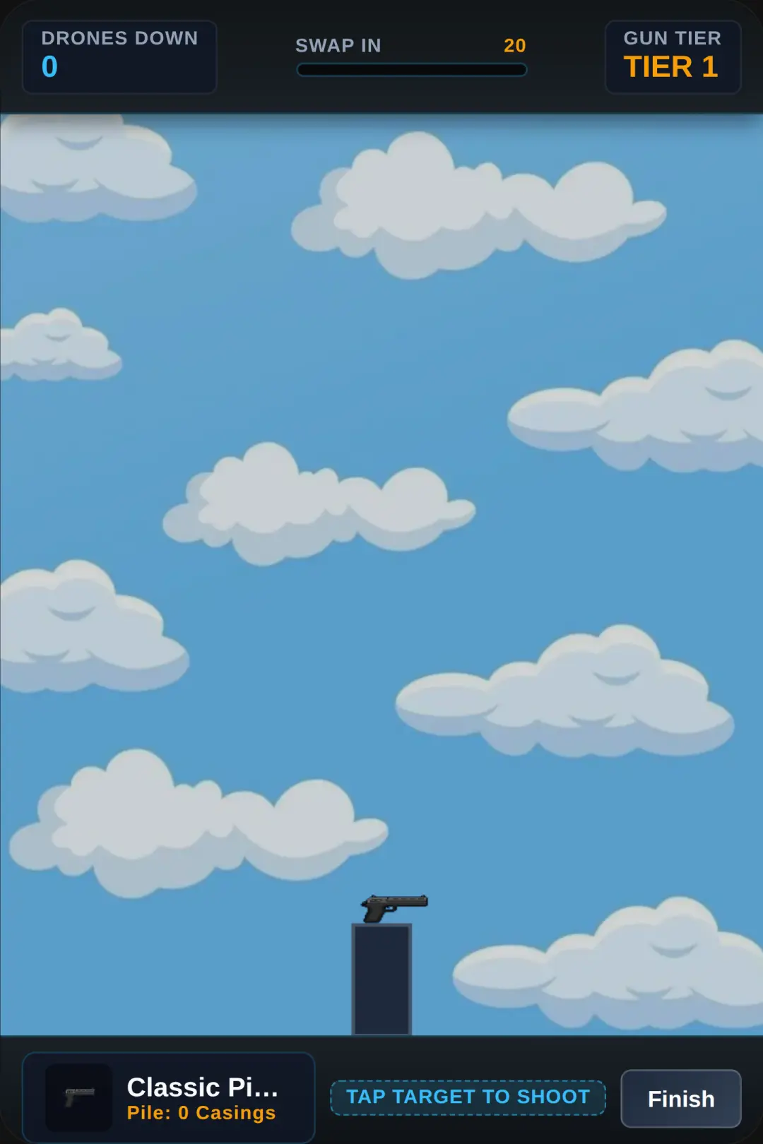 Gun Range kill birds cover