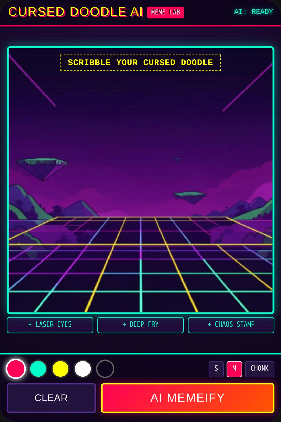Cursed Doodle Meme AI Creator cover