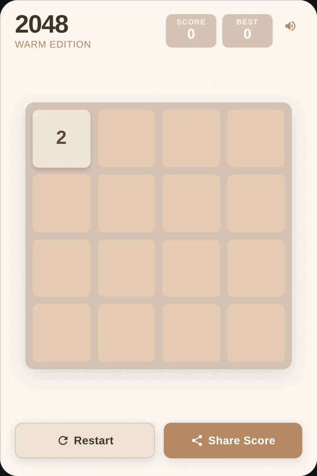 2048 Warm Puzzle cover