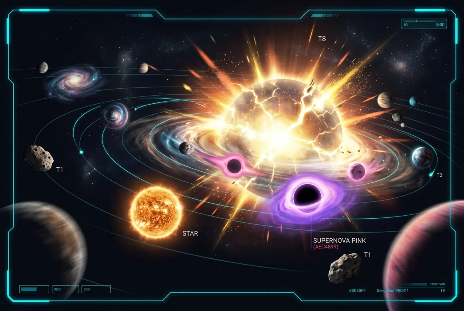Cosmic Merge Sandbox - Big Bang Explosion