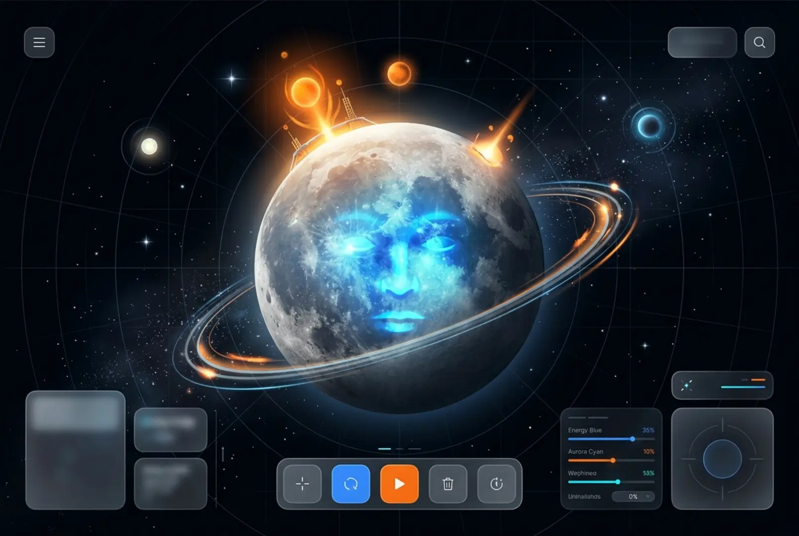 Moon woke up: Cosmic Awakening (SANDBOX)
#sandbox #moonwokeup #planet #awakened #tmwu #themoonwakesup #space