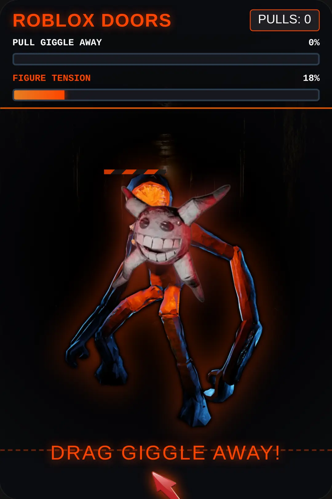 Pull Giggle away from Figure cover