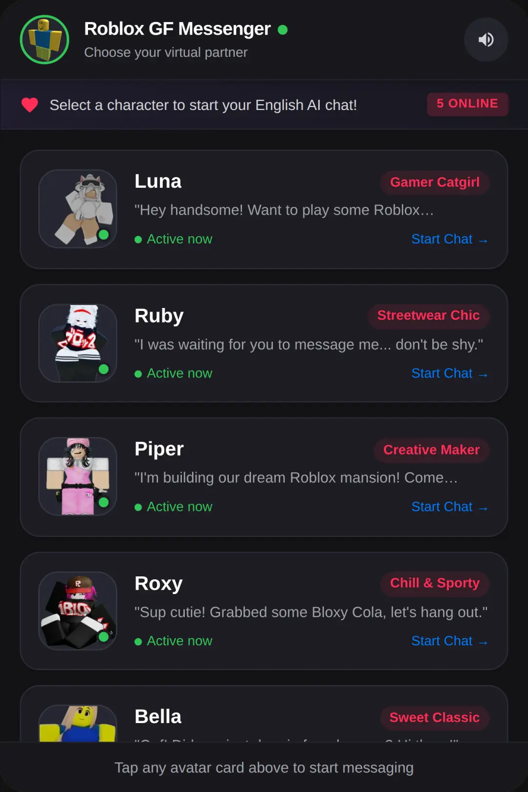Roblox GF Messenger cover