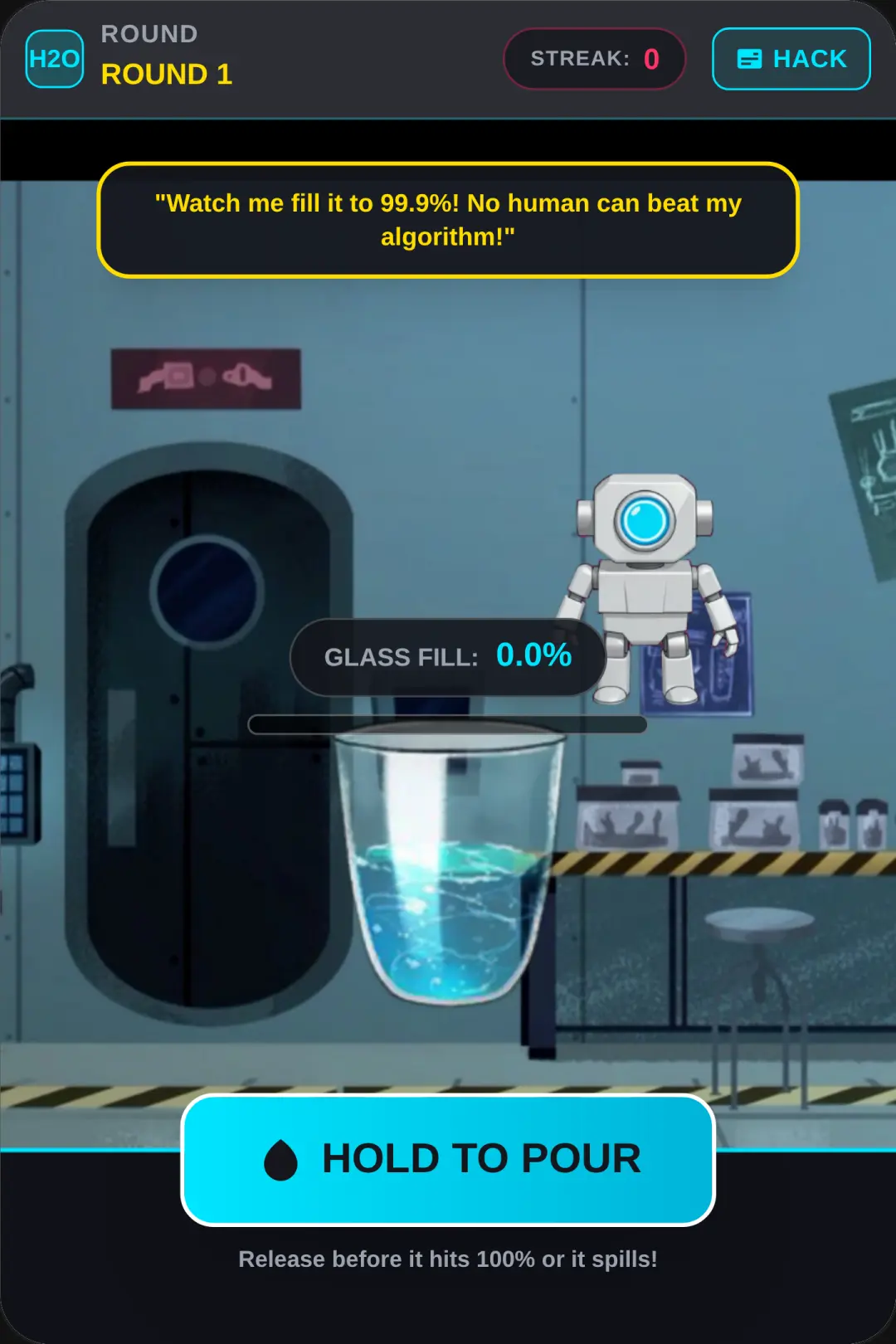Water Spill Panic: Hacking Bot cover