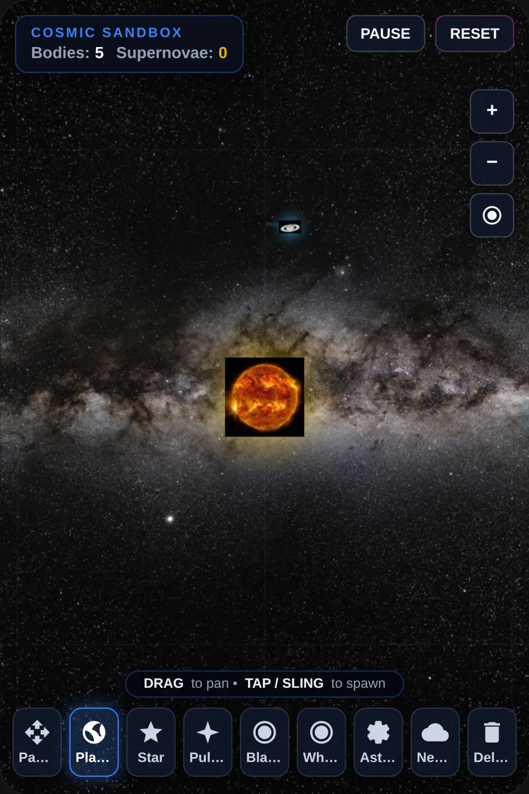 Cosmic Sandbox: Orbit & Supernova update 2 cover
