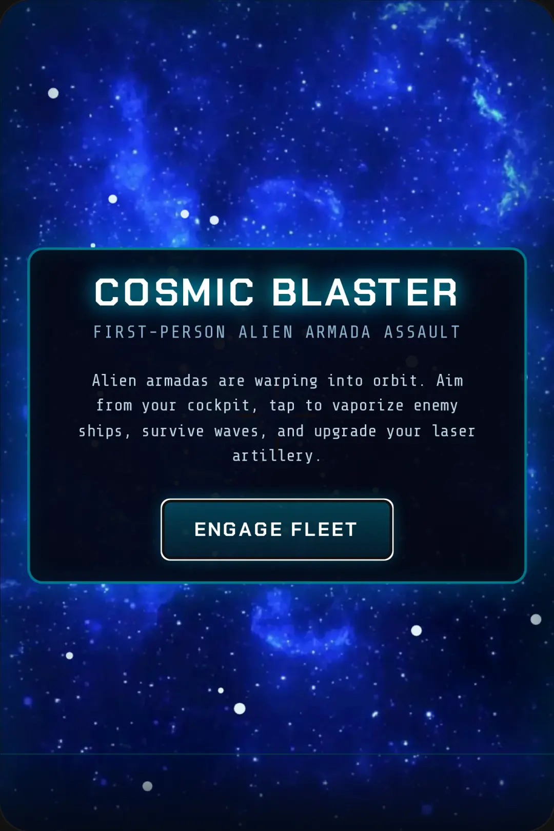 Cosmic Blaster: First-Person Space Shooter cover
