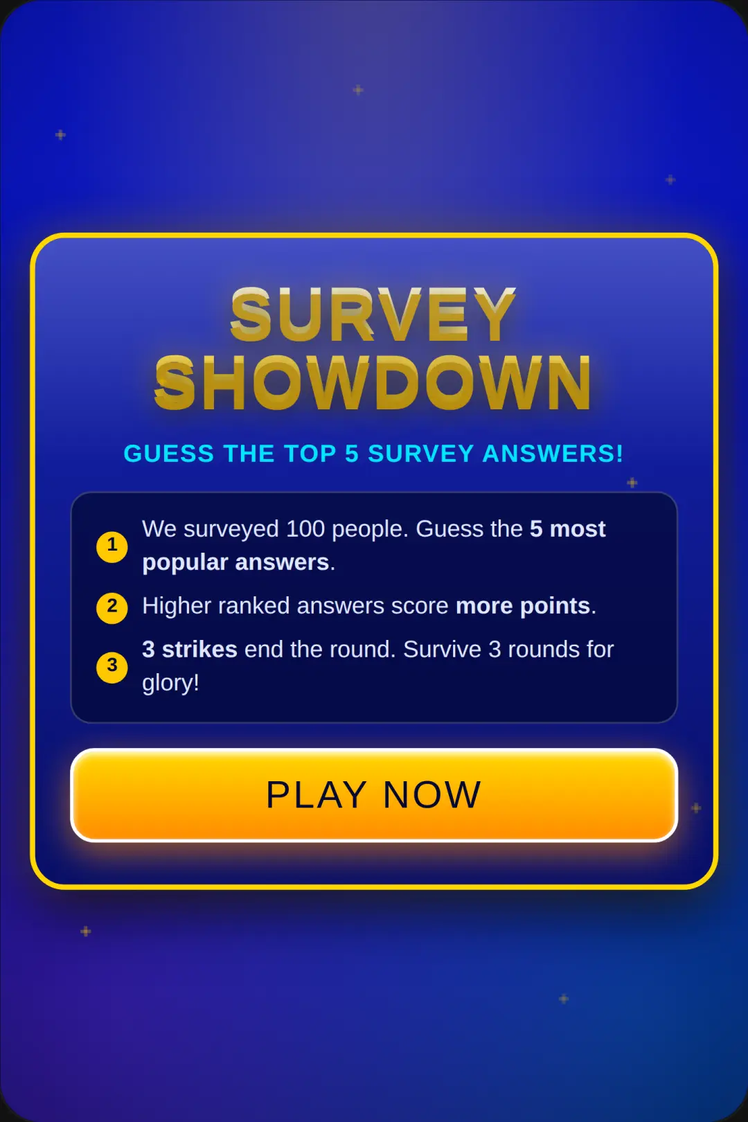 SURVEY SHOWDOWN cover