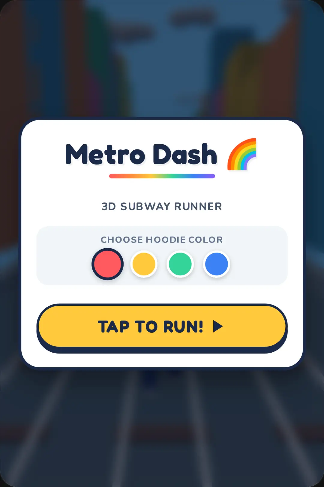 Metro Dash 🌈 cover