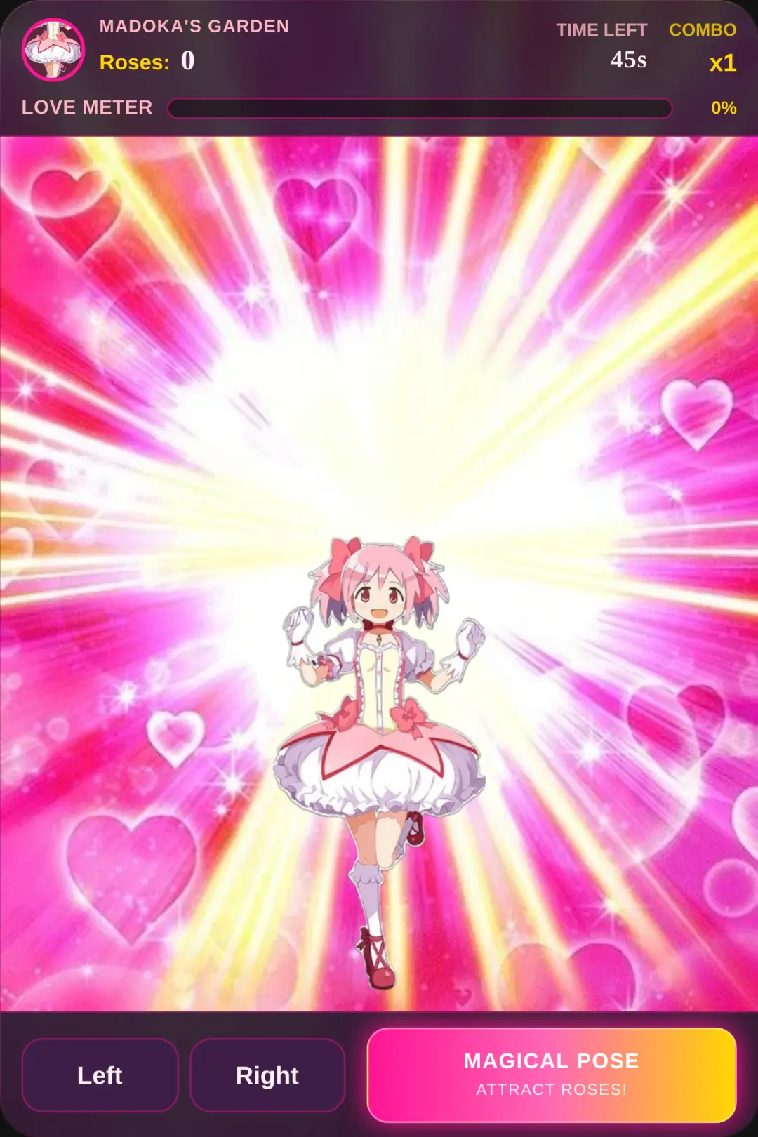 Madoka Magical Love Garden Rose Catch cover