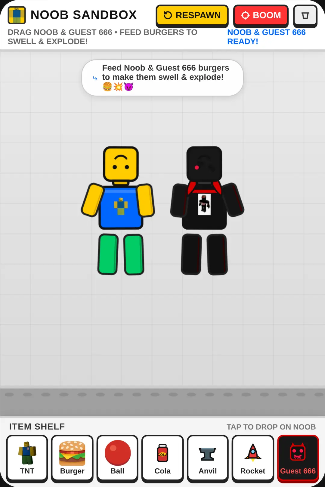 Roblox Noob Ragdoll Sandbox cover