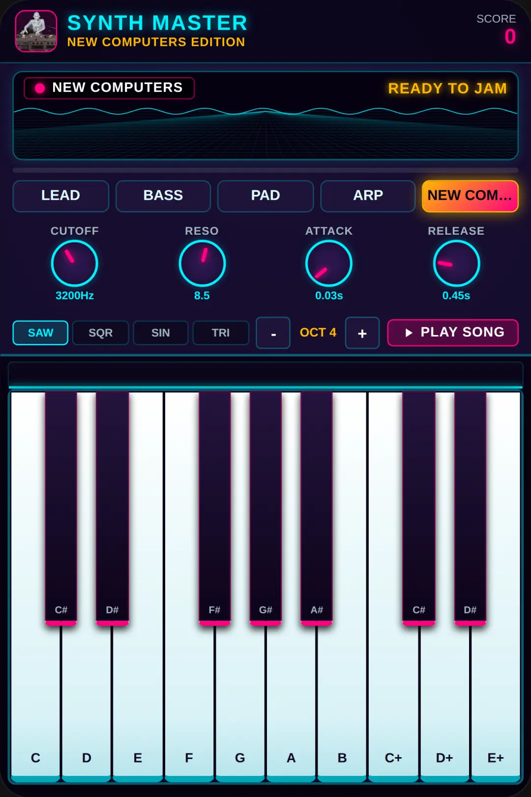 Synth Master - New Computers cover
