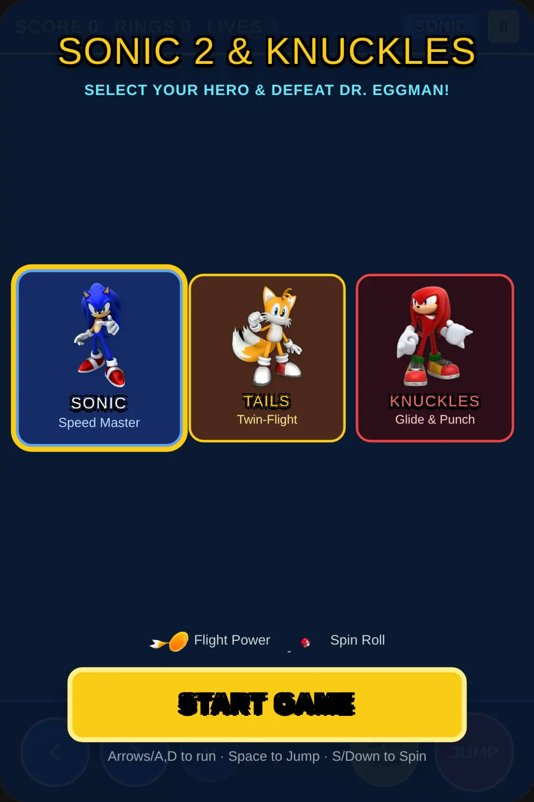 Sonic 2 & Knuckles cover