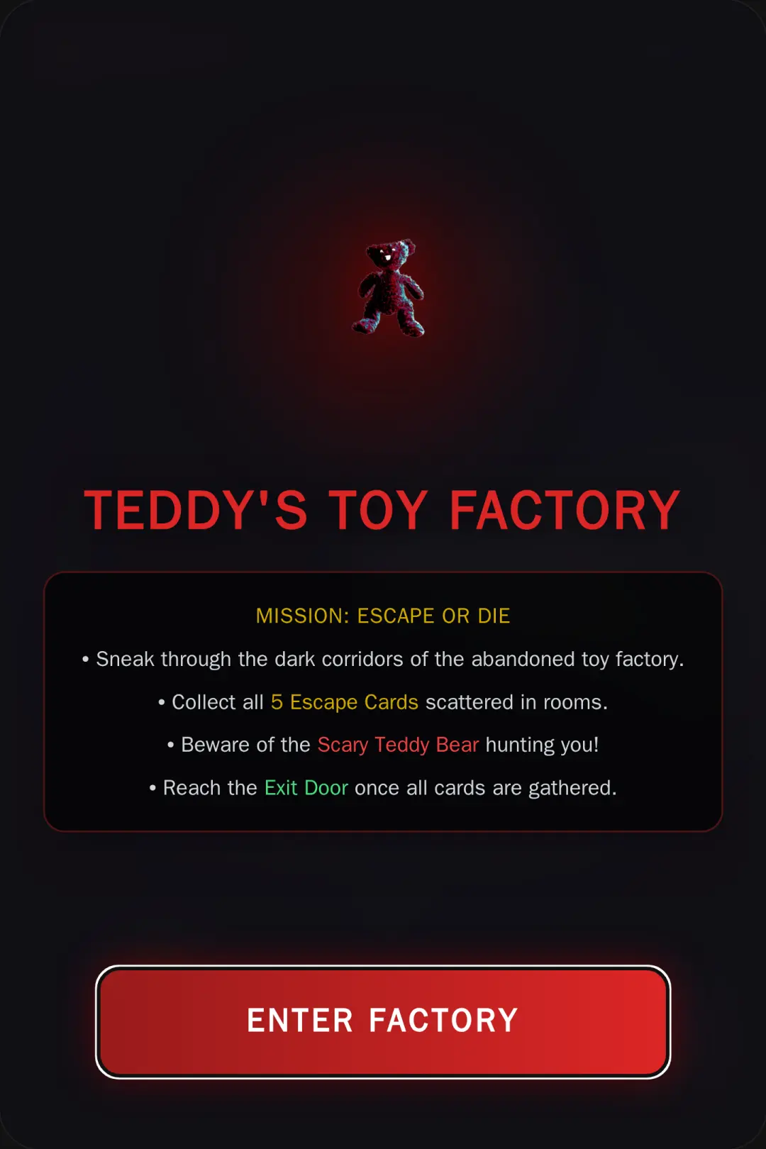 Teddy's Toy Factory Escape cover