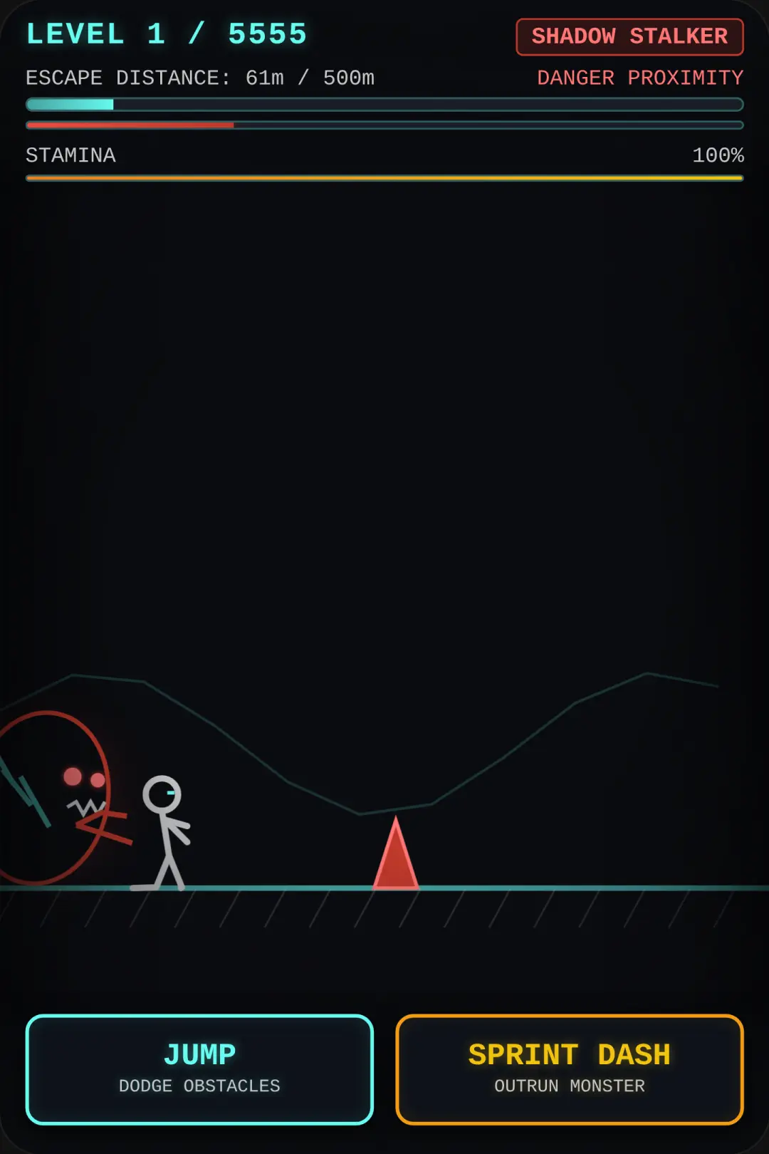 Stickman Nightmare Escape - Level 5555 cover