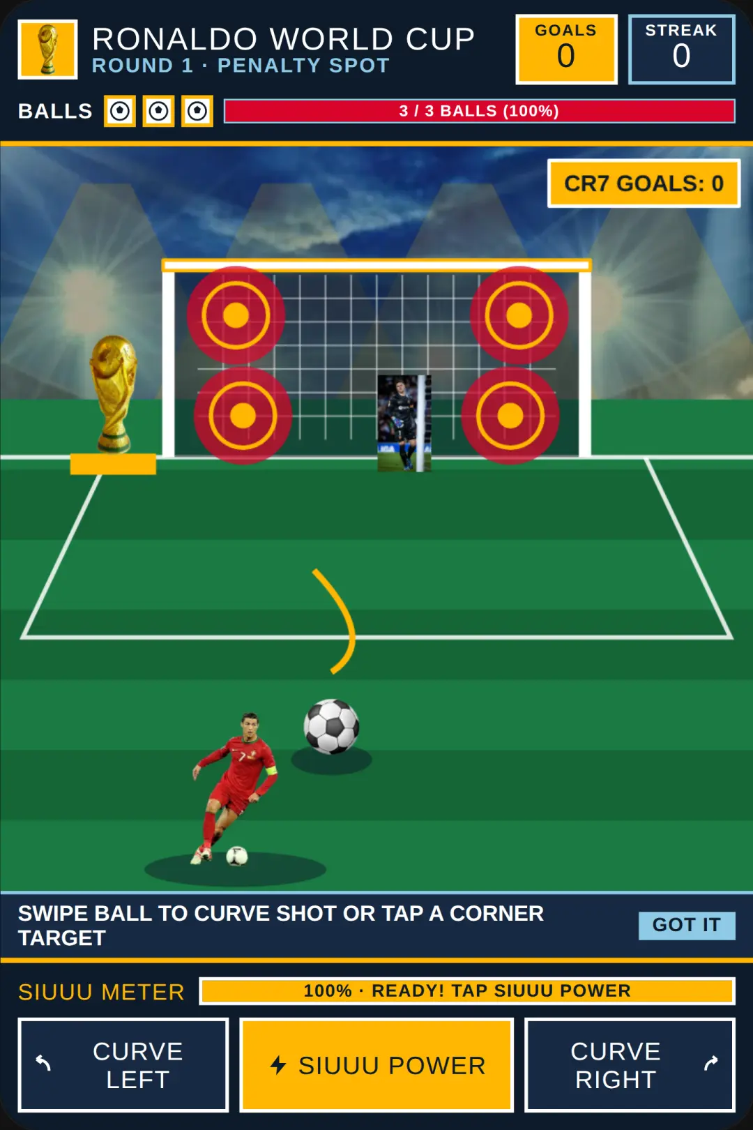 Ronaldo World Cup Shootout cover