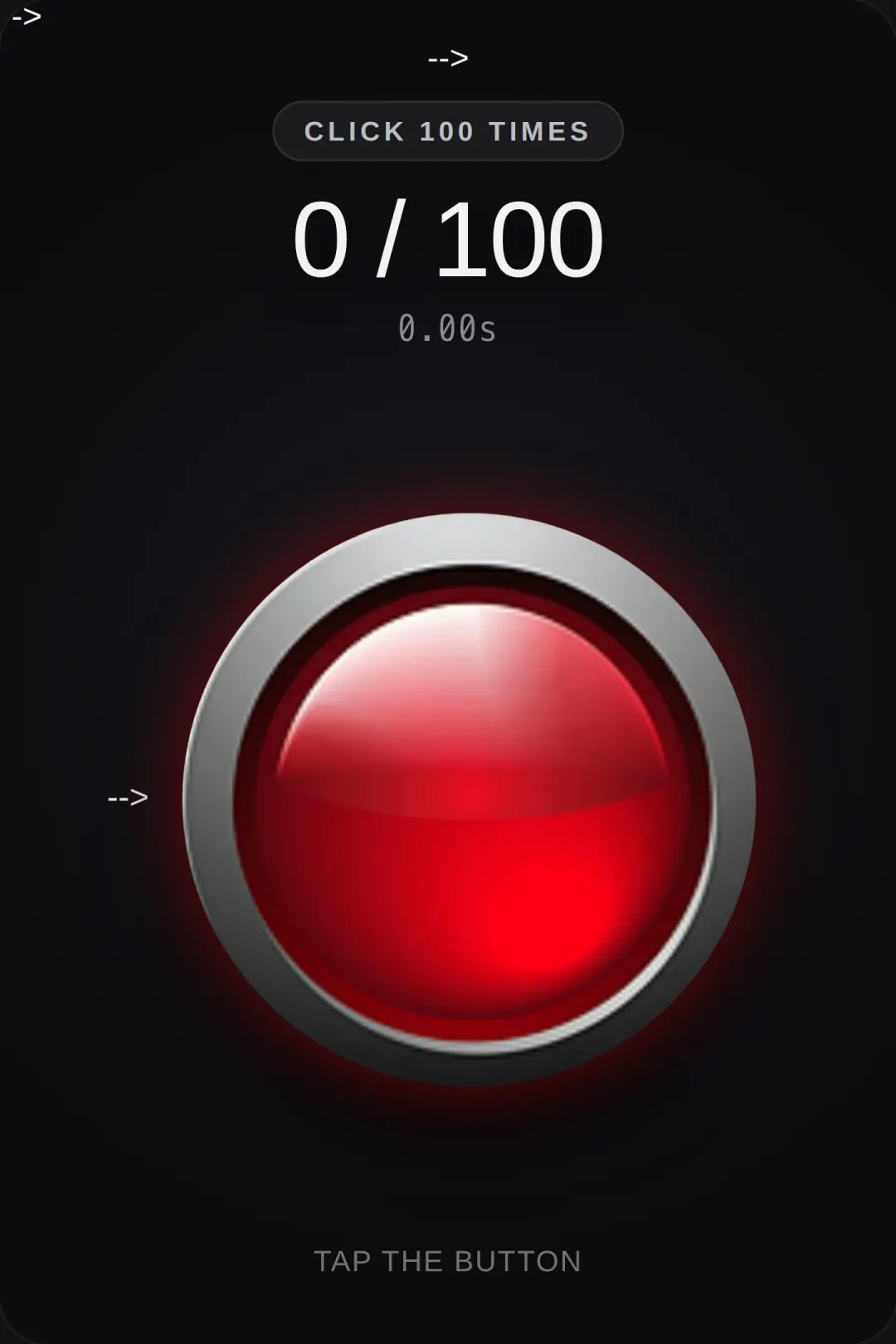 Click The Button 100 Times cover