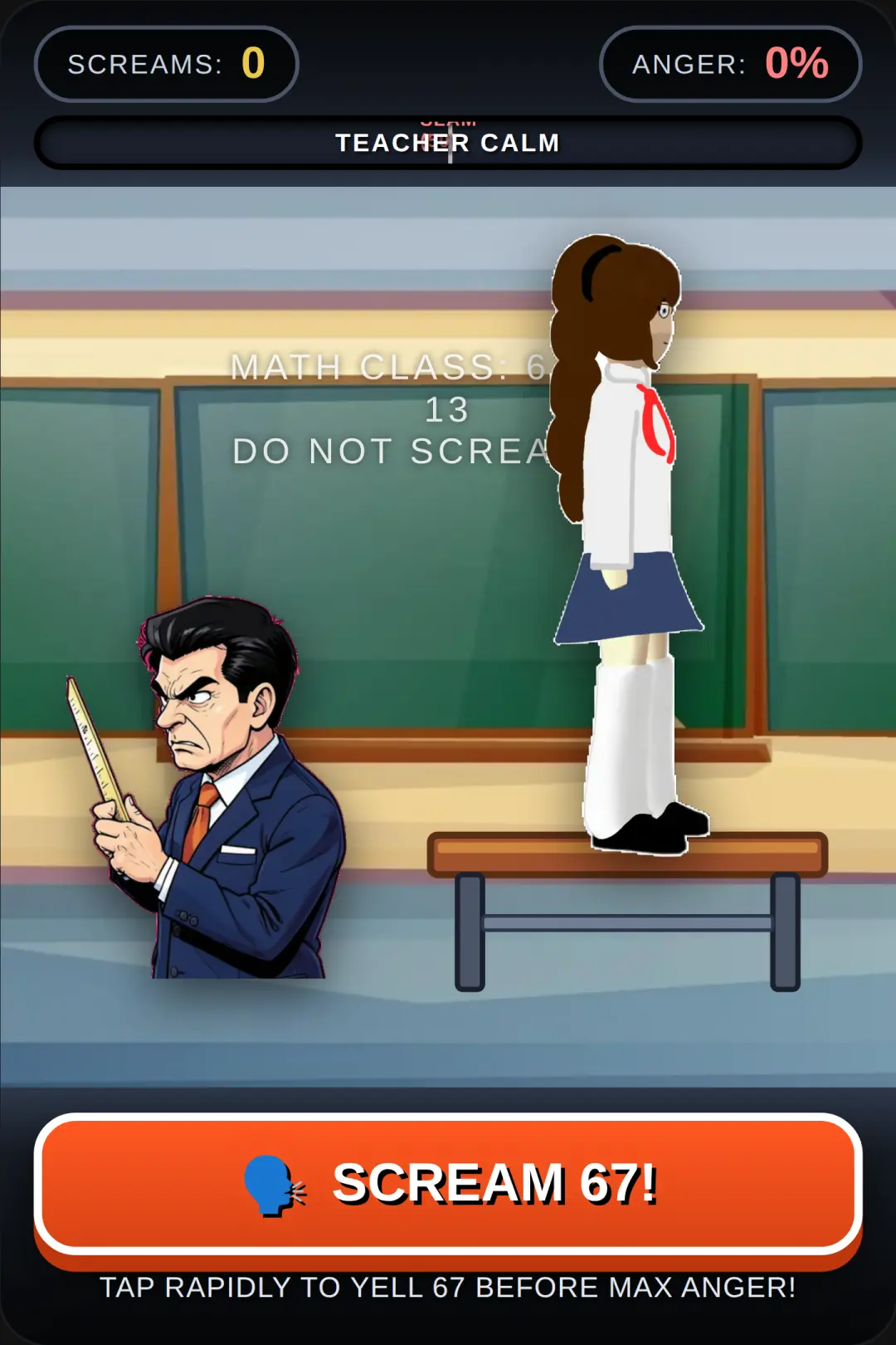 Scream 67 - Classroom Chaos cover