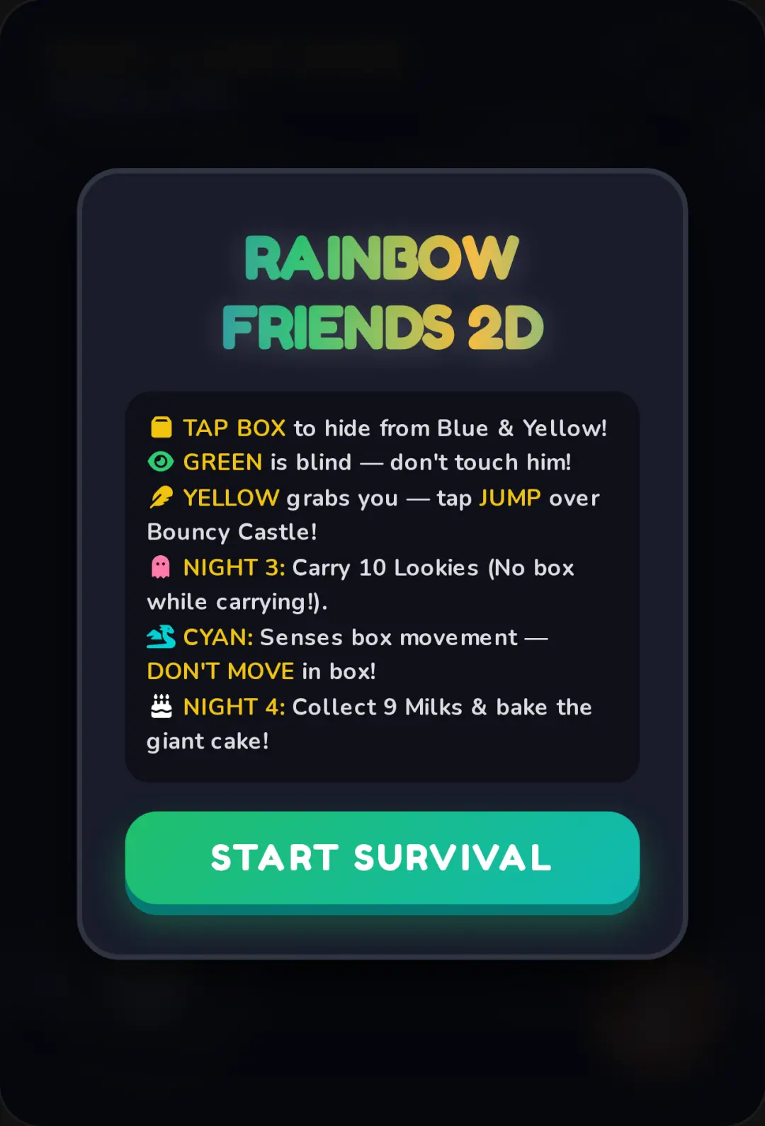 2D Rainbow Friends: Escape Odd World cover