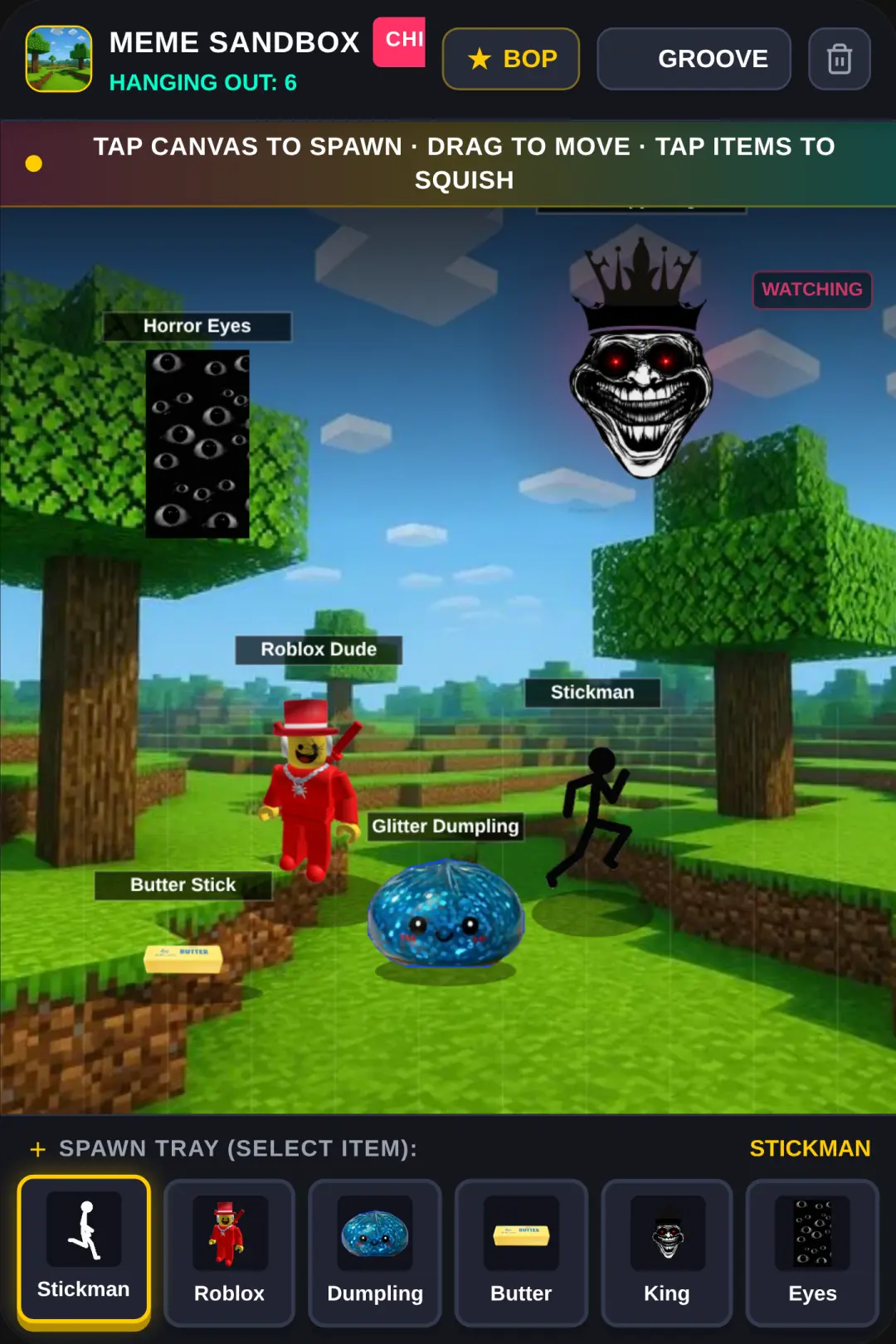 Meme Sandbox Hangout cover
