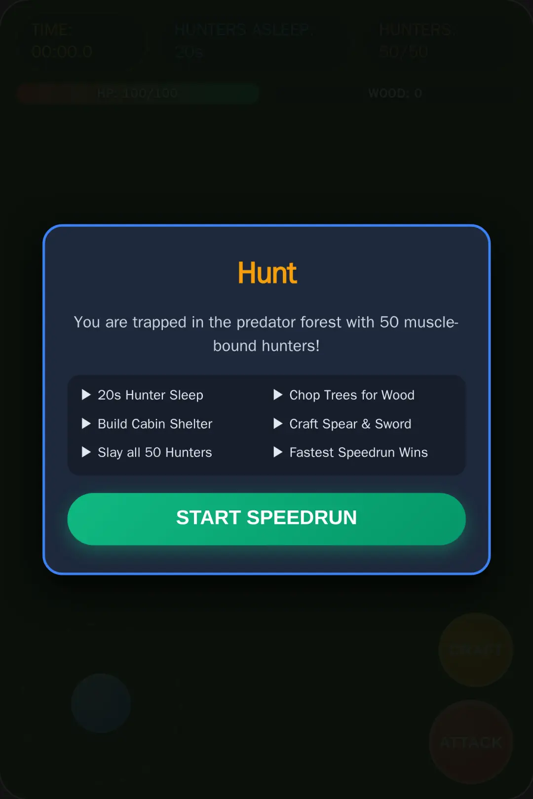 50 Hunter Speedrun cover