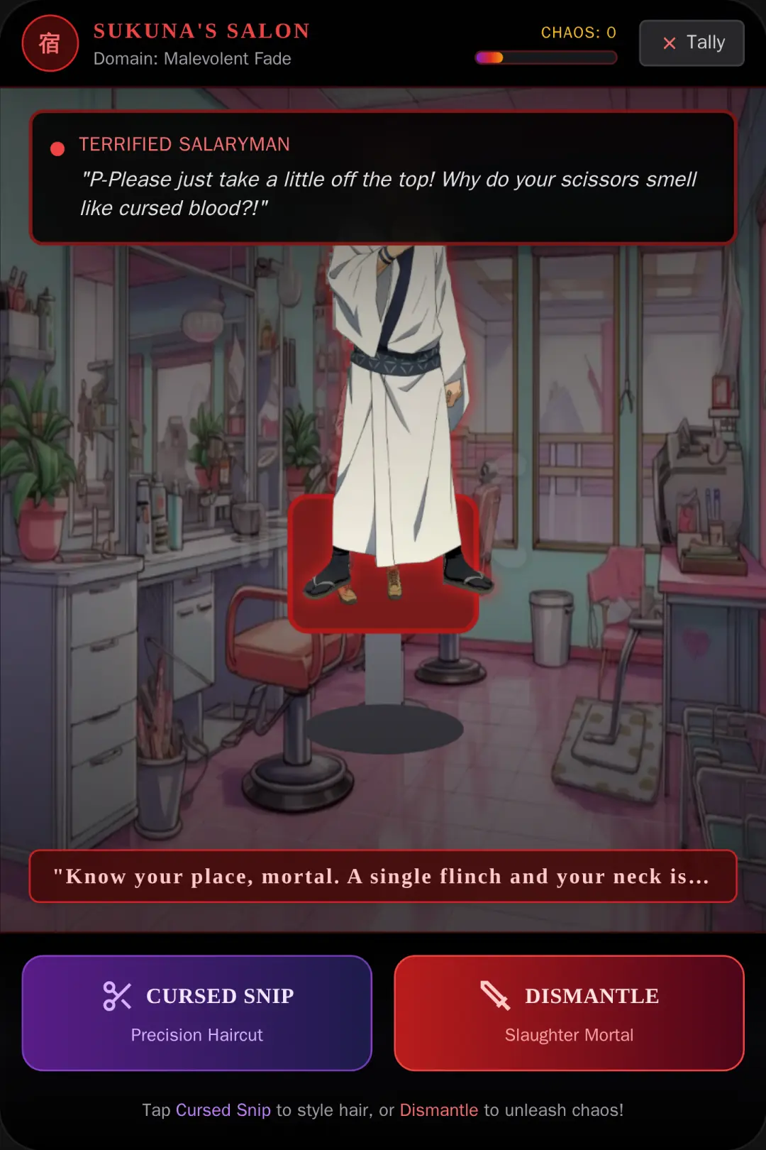 Sukuna's Cursed Barber Shop cover