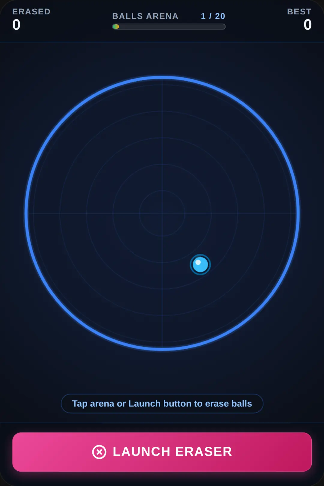 Neon Circle Eraser cover