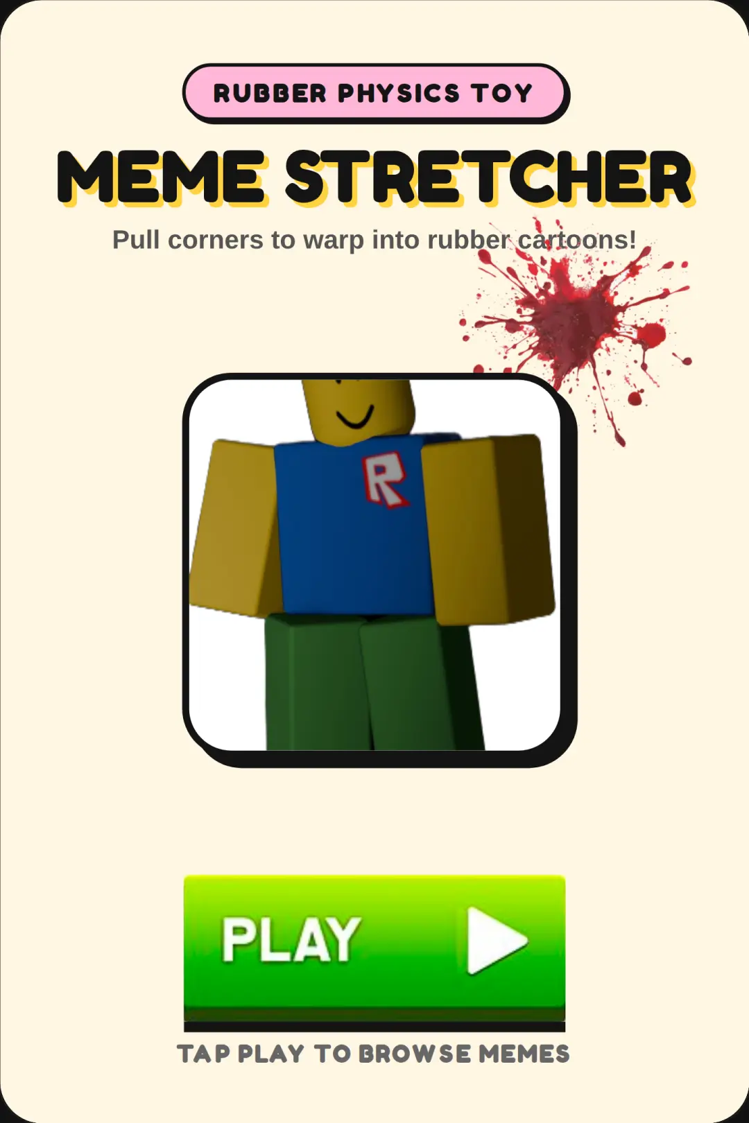 Meme Stretcher cover