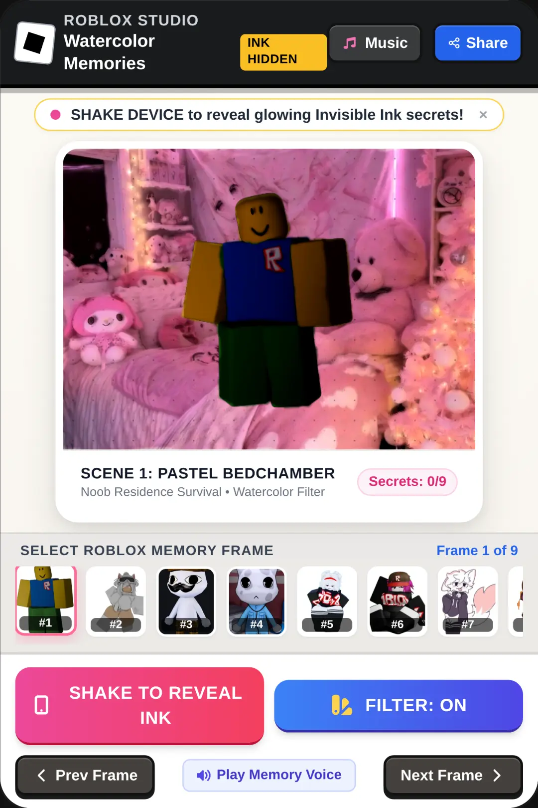 Roblox Watercolor Memories cover