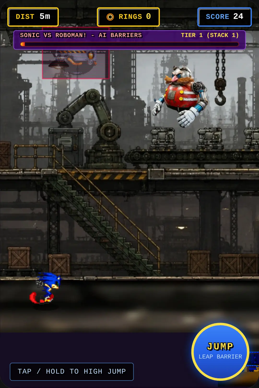 Sonic vs Roboman! cover