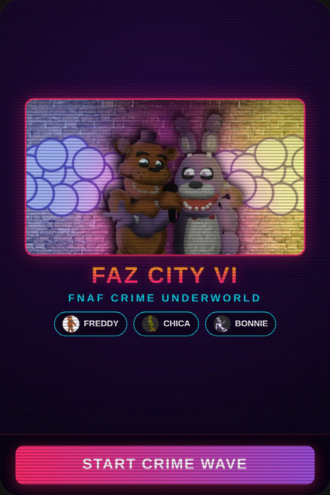 Faz City: GTA FNAF cover