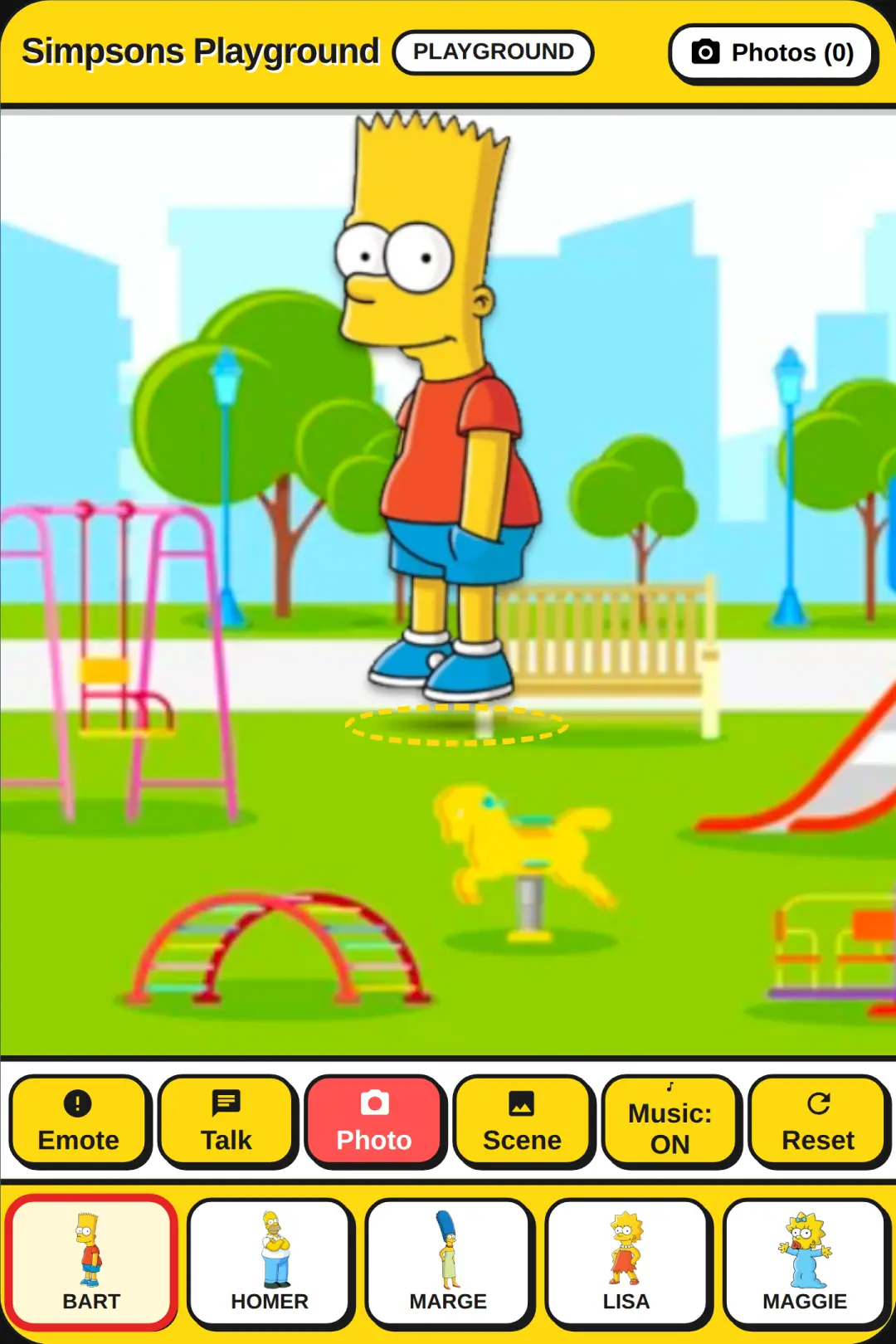 Simpsons Puppet Playground cover