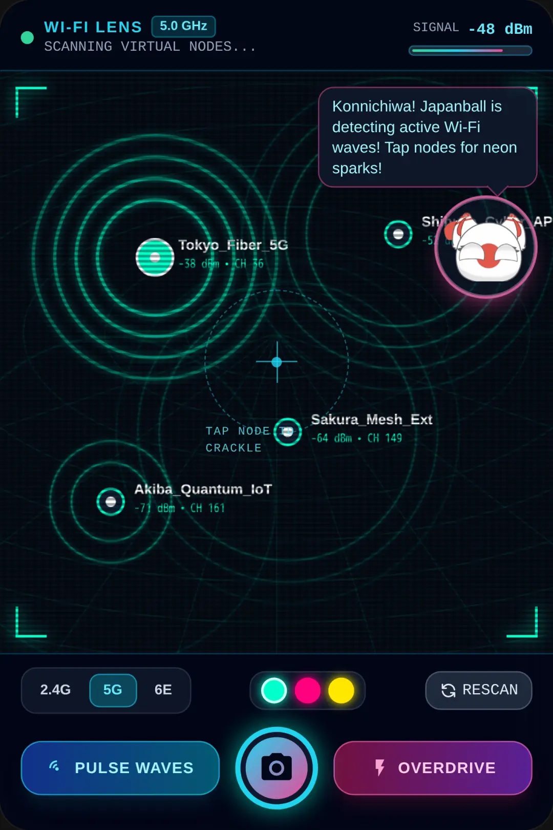 Neon Wi-Fi Vision Filter With Japan cover