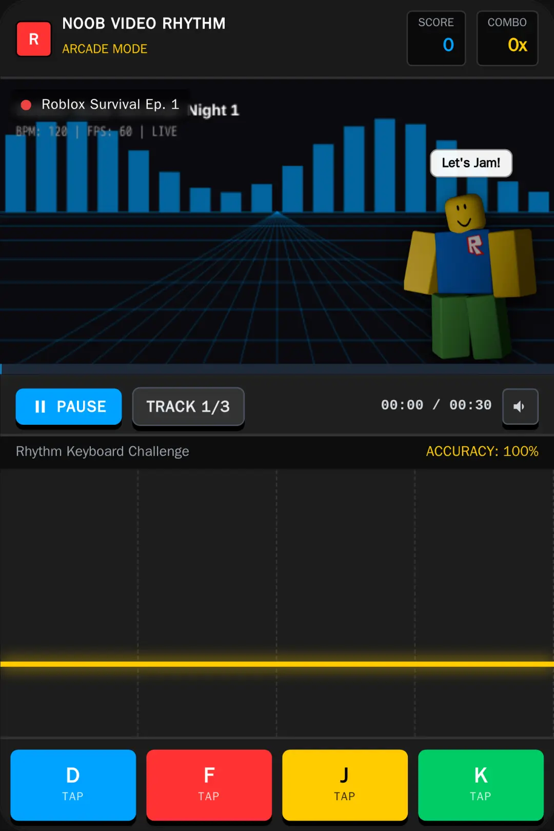 Roblox keyboard game cover