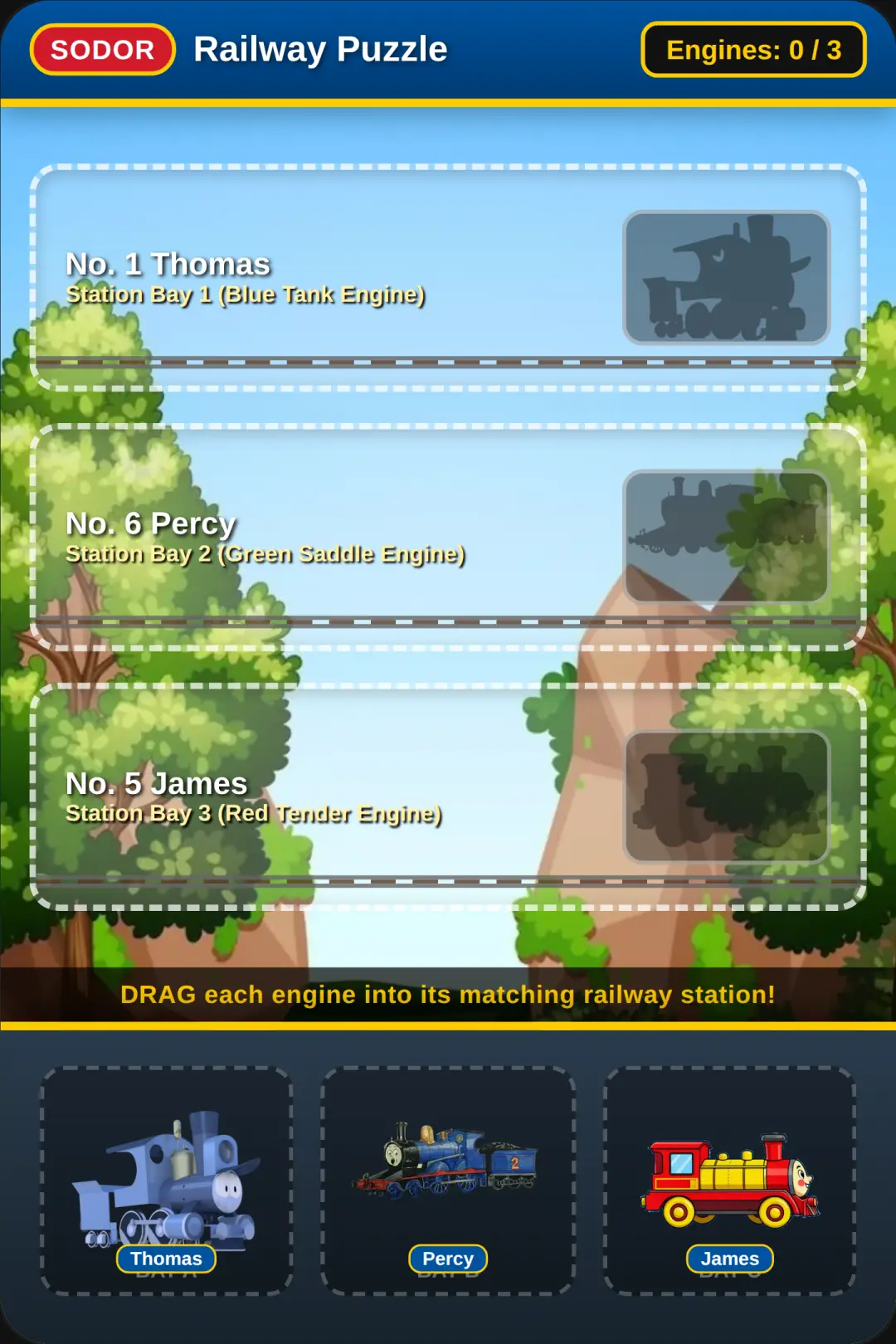 Thomas & Friends Railway Puzzle cover