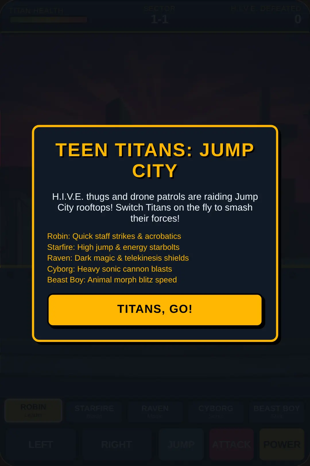 Teen Titans: Jump City Defense cover