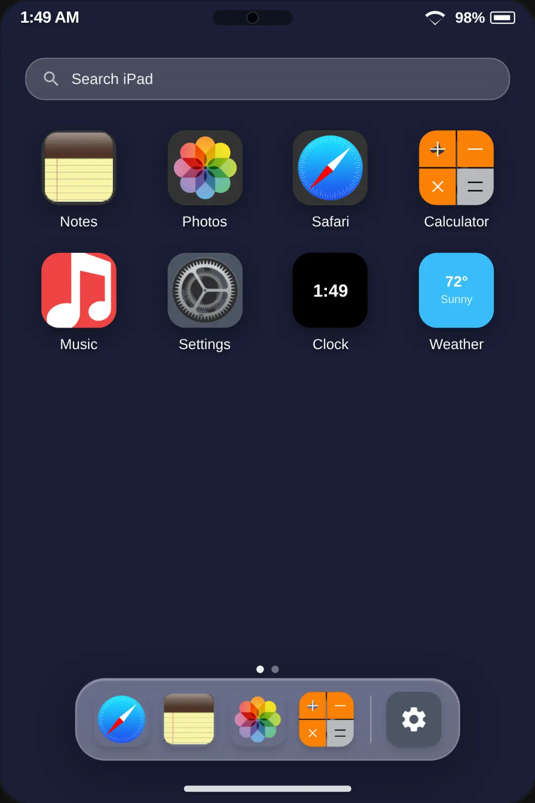 Apple iPadOS cover