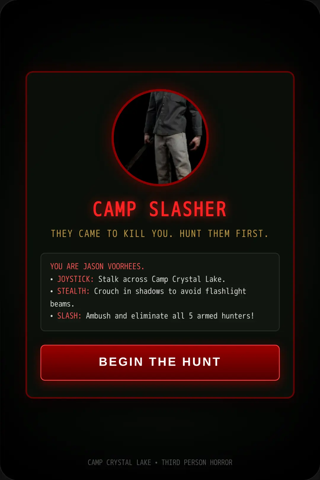 Jason: Camp Crystal Slasher cover