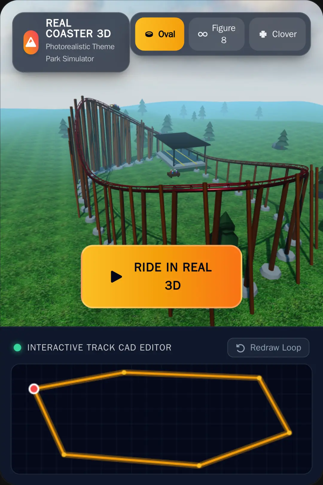 Realistic Coaster 3D Experience cover