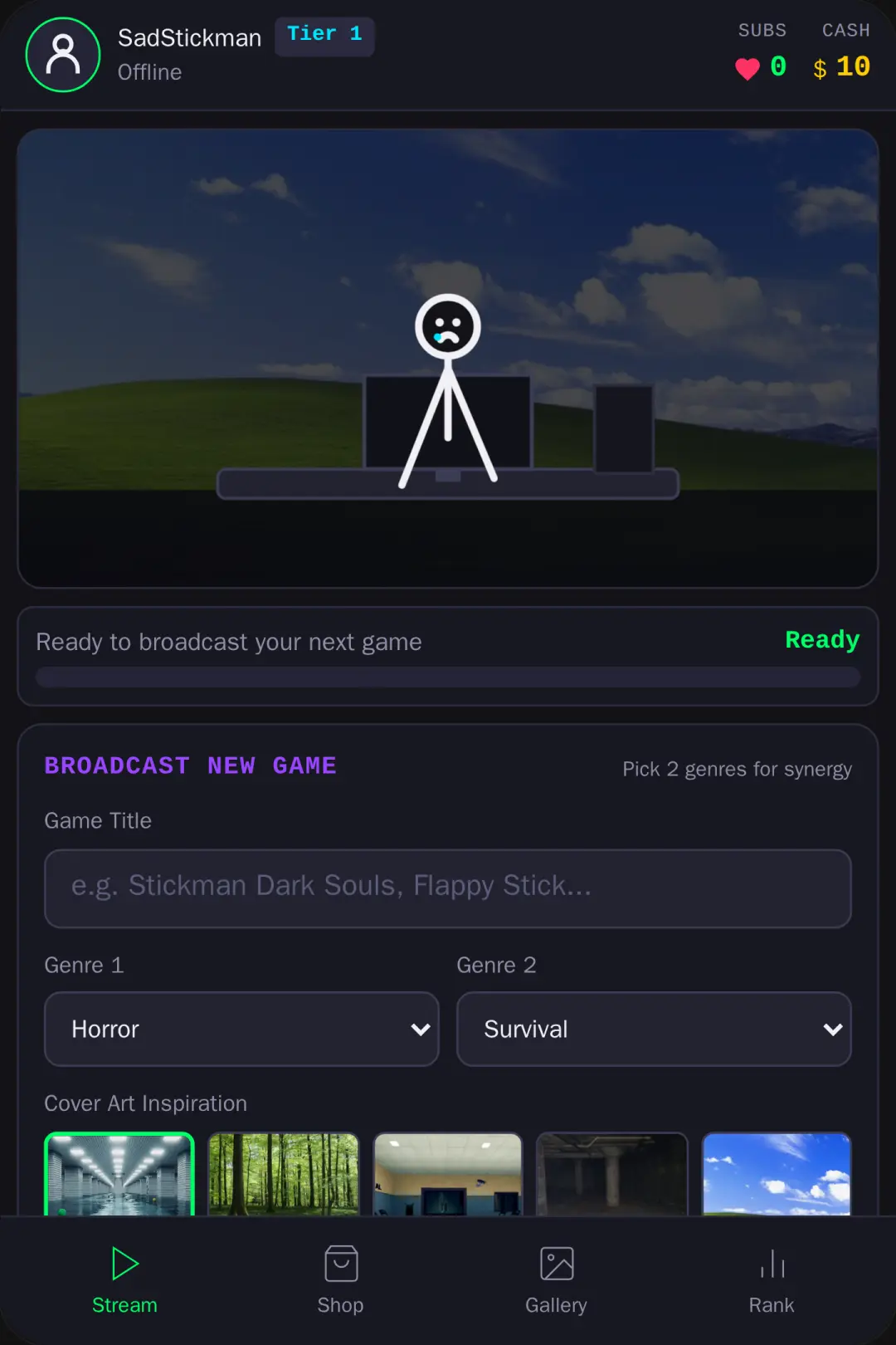 Sad Stickman Streamer cover