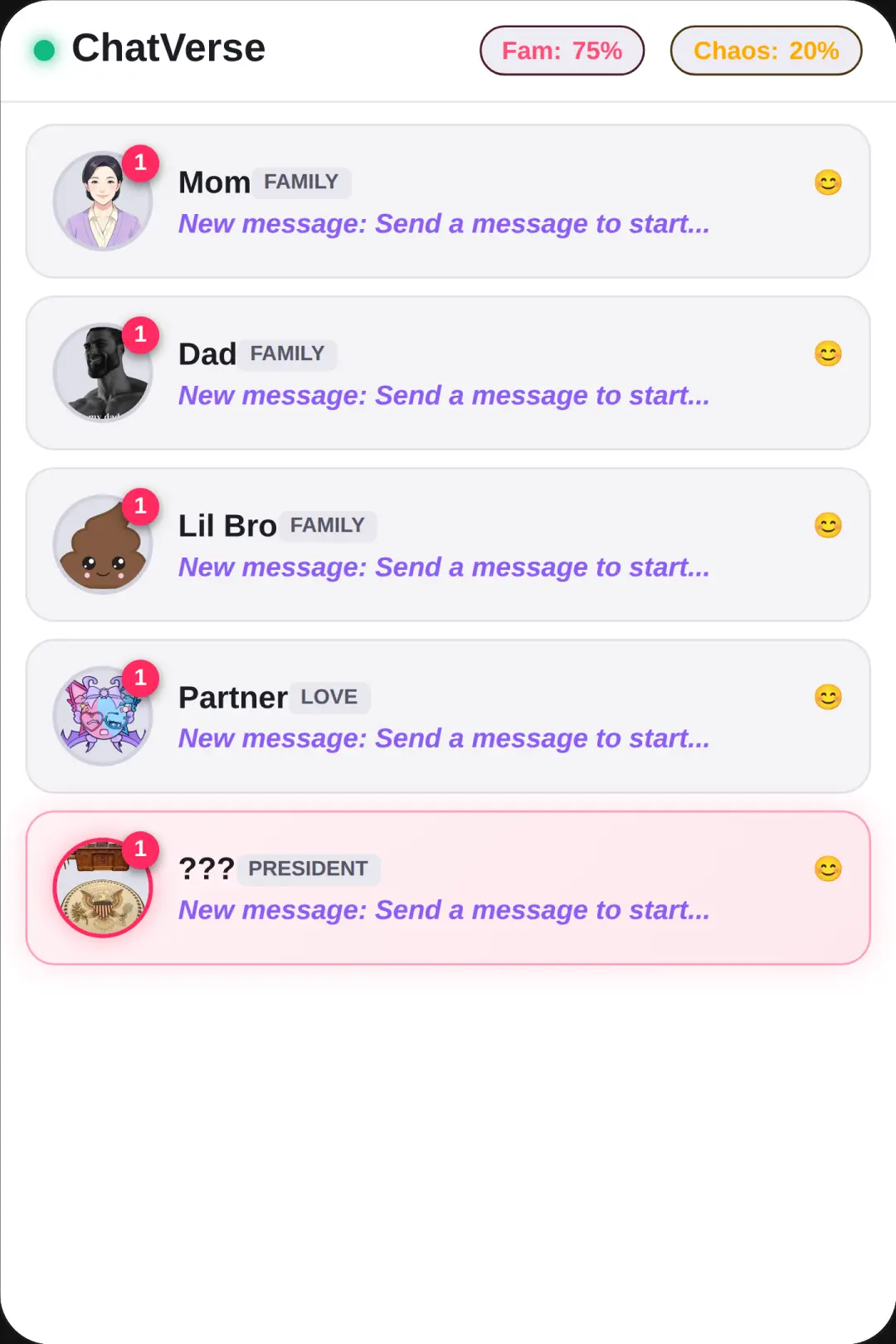 Chaos Family Chat & 666 cover