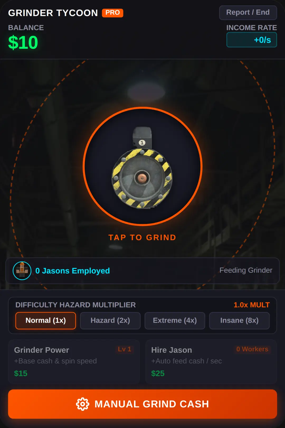Grinder Tycoon: Jason Army cover