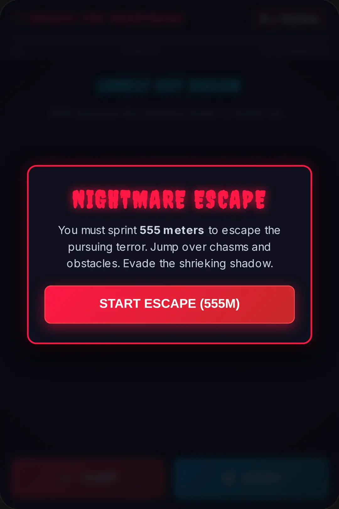 Nightmare Escape 555m cover