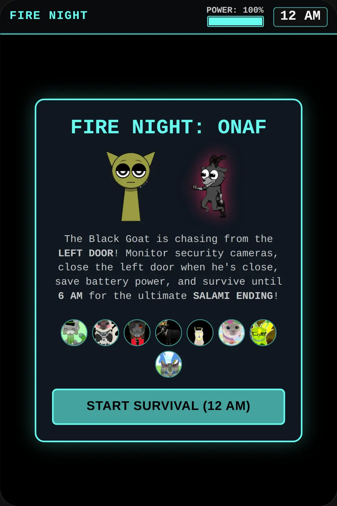 Fire Night: ONAF Left Door Survival cover