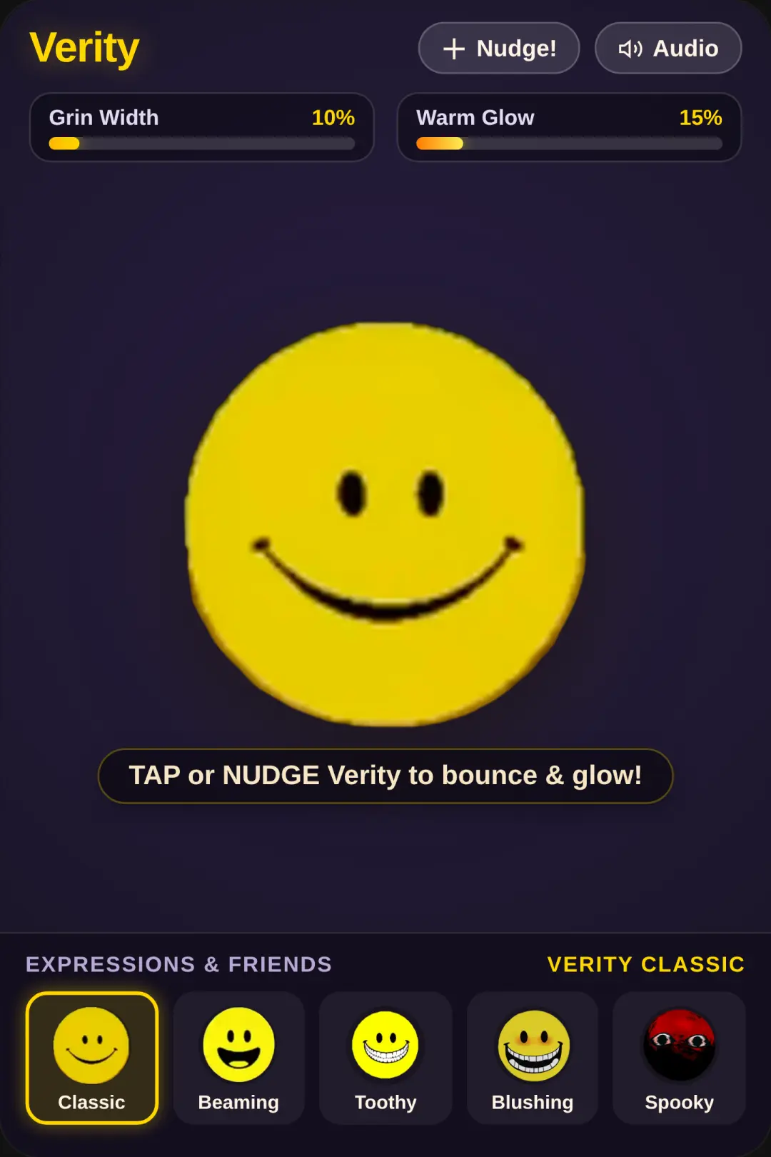 Verity the Smiley Ball cover
